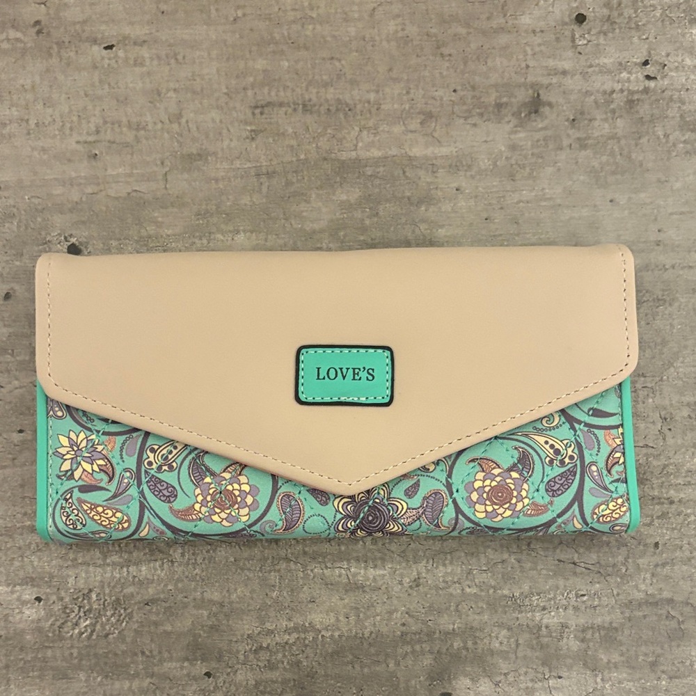 New Love's Paisley/Floral Women's Wallet
